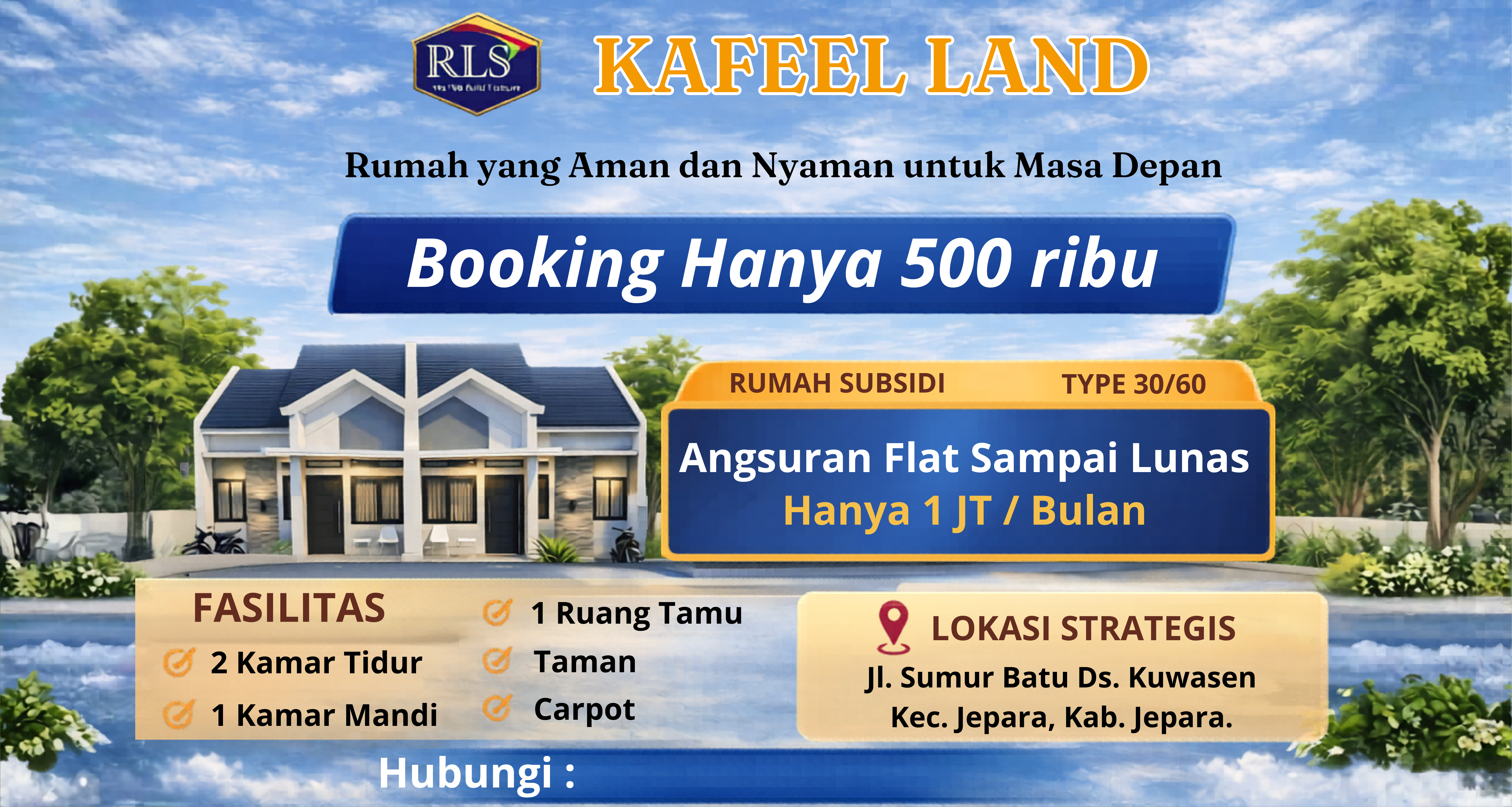 Desain Banner Kapling Rumah