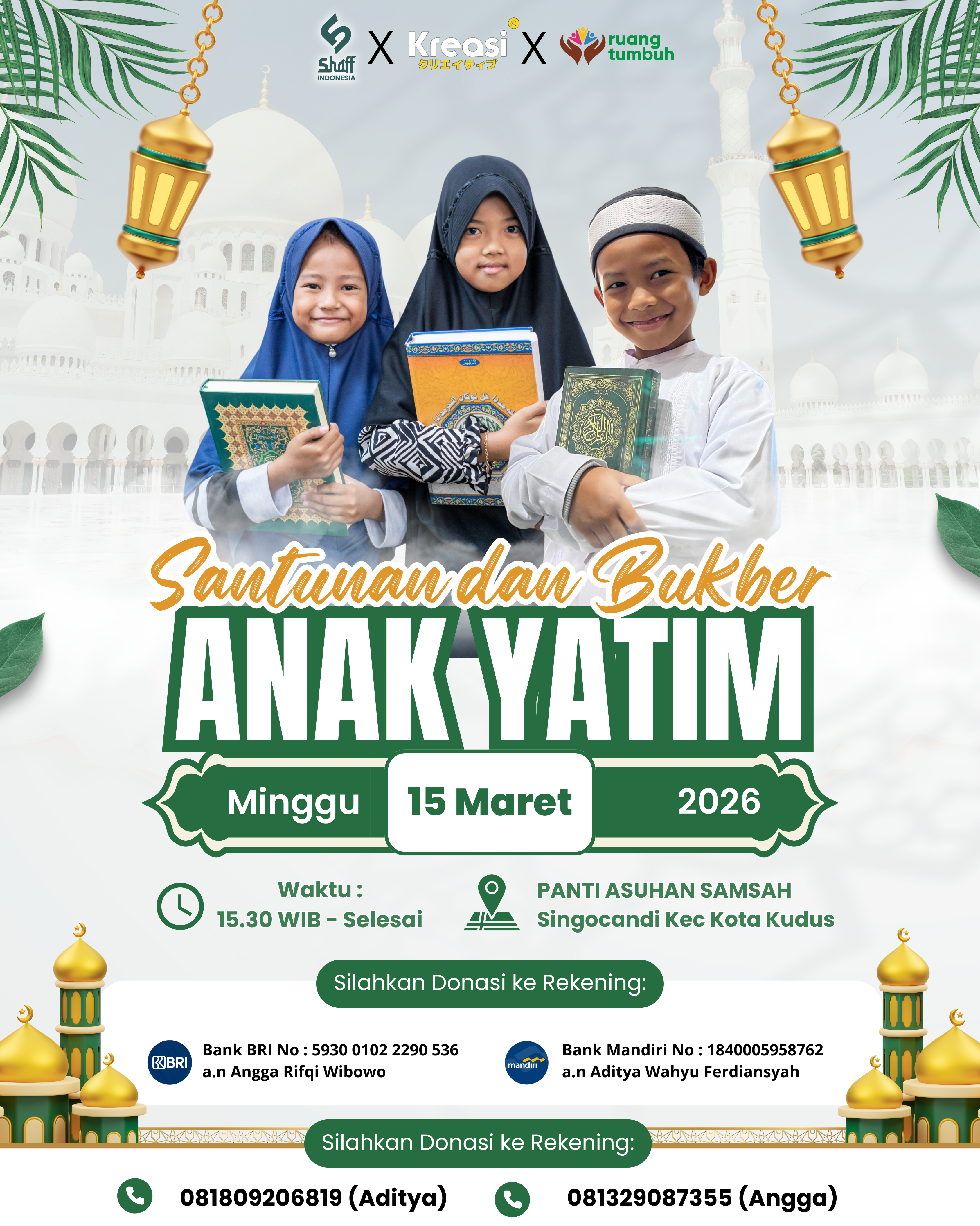 Desain Santunan Anak Yatim Bulan Ramadhan